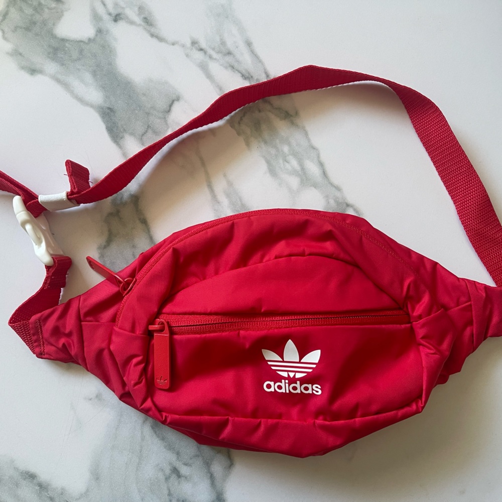 Red adidas Fanny Pack bag